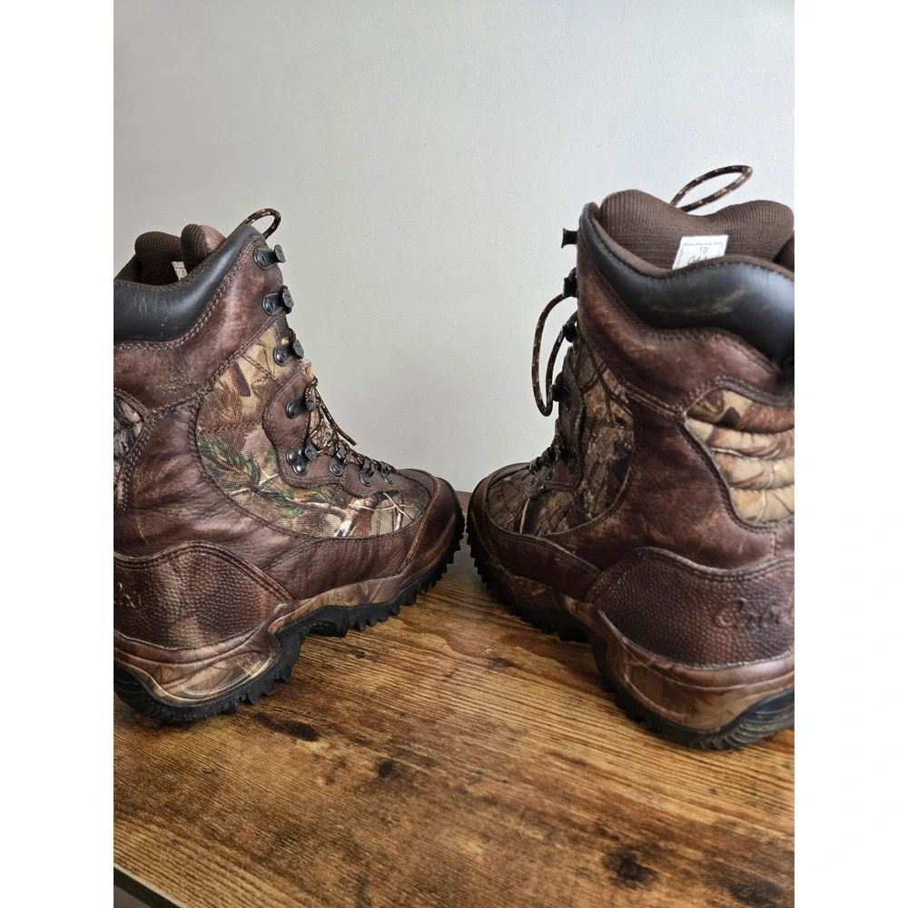 Cabelas Ultra 2000g Inferno Hunting Boots Men 7D Camo Thinsulate Ultra 81-3752